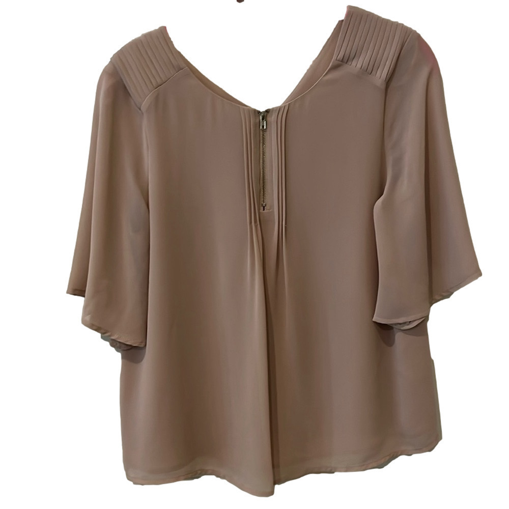 2bella nude blouse, small 🔵